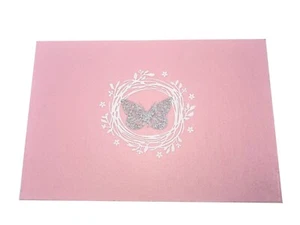 Placemat Coaster Set Modern Pink Silver Spring - Picture 1 of 1