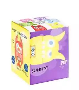 Pop Clocky Pop Monster “SUNNY” Yellow Kids Alarm Clock (Bounces Around) NEW!!! - Picture 1 of 4