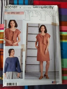 Simplicity Sewing Pattern R10181 8878 Womens Dresses & Tops Size US XS-XL New - Picture 1 of 2