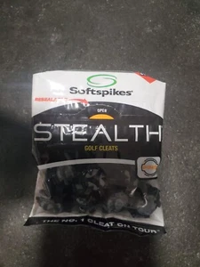 Softspikes Stealth Golf Cleats Black/Gray - Picture 1 of 1