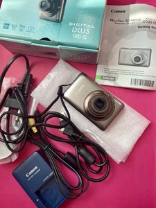 canon ixus 120 IS 12.1MP Compact Digital Camera - Brown With In Box - Picture 1 of 10