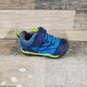KEEN Chandler CNX Kids Shoes Sz 4 Blue Depths Lace Up Low Top Round Toe Sneakers - Picture 1 of 10