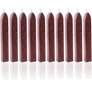 Weinrot Dichtungswachs Siegelwachs 10Sticks Vintage Retro - Bild 1 von 2