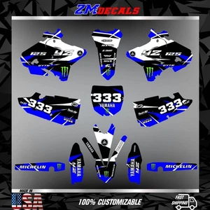 Passend für Yamaha YZ 125 YZ 250 (2015 bis 2021) YZ125 YZ250 Grafik Kits - Bild 1 von 6