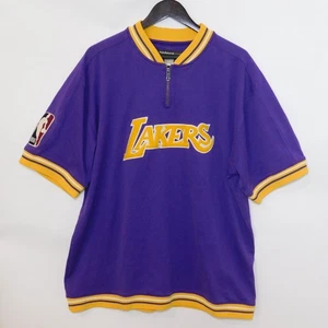 Camiseta deportiva de calentamiento de colección Throwback Los Angeles Lakers Reebok NBA Hardwood Classics XL - Imagen 1 de 12