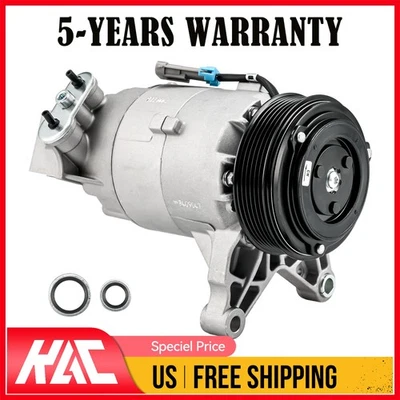 1× New A/C Compressor 59113 for Chevrolet Malibu 2007-2010 Pontiac G6 2007-2010 — 第 1/4 张图片