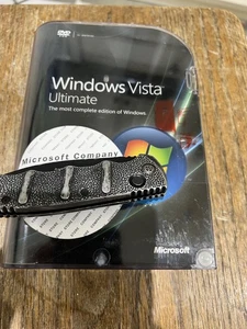 Microsoft Windows Vista Ultimate Full 32 & 64 Bit Original Retail Version 2 Discs - Bild 1 von 3