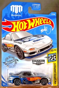 2019 Hot Wheels Walmart #11 Zamac #27 HW Speed Graphics 10/10 '95 MAZDA RX-7 - Picture 1 of 5