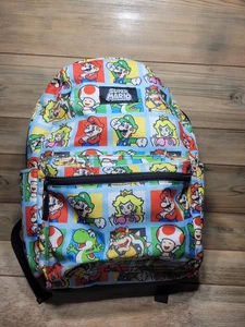 Nintendo Super Mario Bros 17" Laptop Schulrucksack Allover Print - Bild 1 von 9