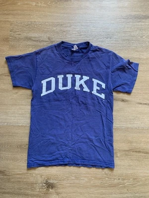 Vintage champion duke university t shirt Small Blue Faded 100% Cotton Mexico - Image 1 of 4
