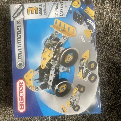 Novo na caixa 2010 montador multimodelos conjunto 3 em 1 escavadeira carro de corrida scooper #83 2522E - Imagem 1 de 4