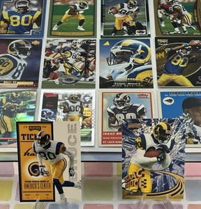 Pinnacle 1995 - 2004 Fleer Tradition Isaac Bruce lote cubierta superior Ionix Revolution - Imagen 1 de 16