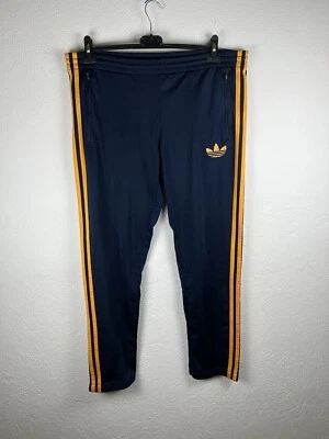 Adidas Firebird Hose Track Keuchen Blau Orange GRÖSSE S Herren Hose - Bild 1 von 4