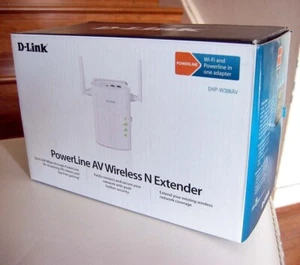 D-Link DHP-W306AV Powerline AV Wireless WiFi Signal N Extender - Picture 1 of 11