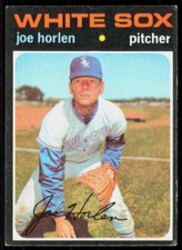 1971 Topps Base Set Joe Horlen Chicago White Sox #345