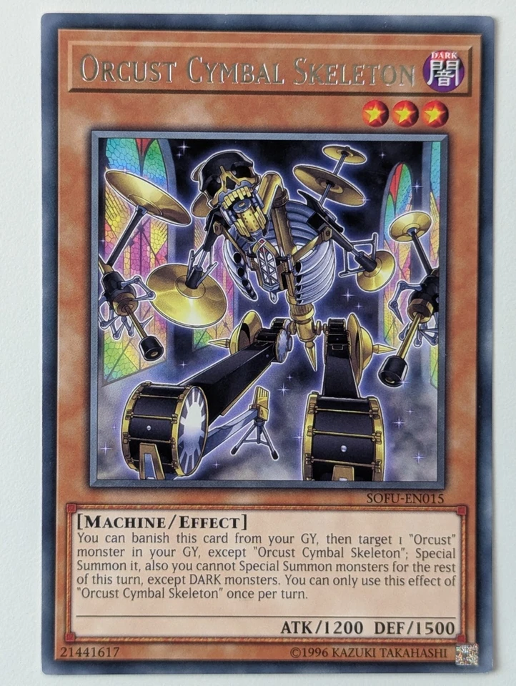 Orcust Beckenskelett SOFU-EN015 Rare EN NM YUGIOH - Bild 1 von 1