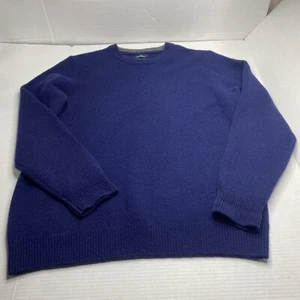 Maglione pullover Daniel Hechter Paris BLU NAVY lana Shetland da uomo XL - Foto 1 di 7