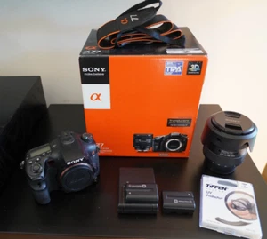 Sony Alpha a77 Zoom Lens Kit DT 16-50mm F2.8 SSM SLT-A77VQ with extras - Picture 1 of 5