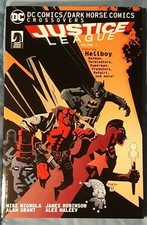 DC Dark Horse Justice League TPB Vol. 1 Superman Batman Hellboy Predator NEW NM