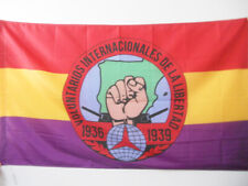 AZ FLAG Popular Republic of Spain Table Flag 5 x 8 Republican Spanish Desk Flag 21 x 14 cm Black plastic stick and base