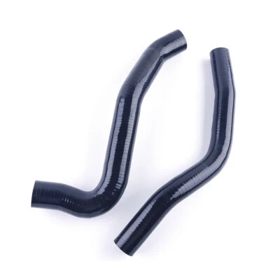 Kit de manguera de radiador de silicona negro Fit 1969-1976 1975 Chevrolet Corvette 5,7 L V8 Foto 1 de 4