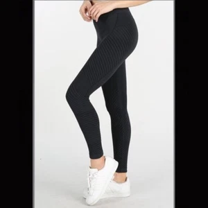 New Moto Lined Black Leggings by Nikibiki - Picture 1 of 3