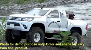 Carrocería de coche de radiocontrol transparente Lexan 1/10 para HILUX CRAWLER BODY con WB313 mm - Imagen 1 de 6