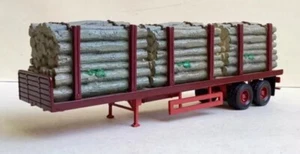 CORGI 1:50, CC13102 - 2-Axle PLATFORM TRAILER + LOG LOAD “William Nicol” - Picture 1 of 2