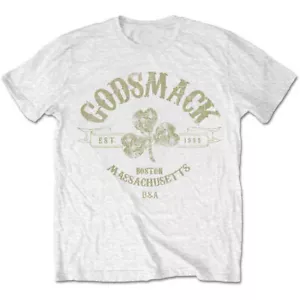 Godsmack Celtic T-Shirt White New - Picture 1 of 1