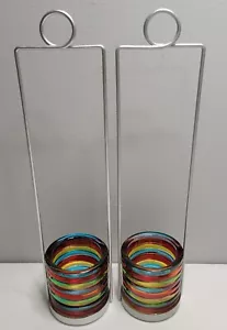 Partylite Rainbow Hanging Votive Holder Set (P91645) (FREE SHIPPING) - Picture 1 of 5