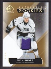 2015-16 SP Game Used Gold Spectrum Jersey #141 Nick Shore Patch 12/99