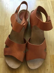 Sandalen Leder Damen braun 40 Jonny‘s Eco Sandalen Damen Gr. 40 Leder mit Absatz - Bild 1 von 17
