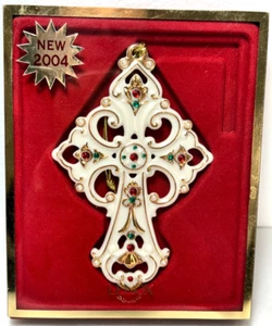 Lenox verziertes Kreuz Ornament 2004 X3 - Bild 1 von 5