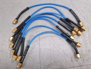 MEGAPHASE SMA MALE-MALE RF CABLE LOT OF 8 PIECES - Imagen 1 de 4
