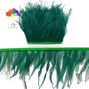 1/5/10 Meters Ostrich Feather 10-20cm/4-8Inch For Matching Satin Trims Diy Dress - Picture 1 of 18