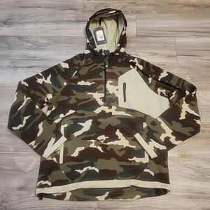 Under Armour Microfleece 1/4-Reißverschluss Hoodie tarnfarbene Jacke Herren Medium $ 110 neu mit Etikett - Bild 1 von 12