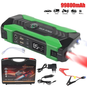 99800mAh Auto KFZ Starthilfe Jump Starter 12V Ladegerät Booster Power Bank PKW ~ - Bild 1 von 12