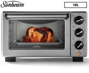 Sunbeam 18L Convection Oven Bake Roast Toast Grill Kitchen Cooker Baking Tray - Picture 1 of 4
