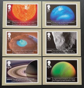 2012 Space Science PHQ cards. 6-Card Full set. Unused. - Picture 1 of 2
