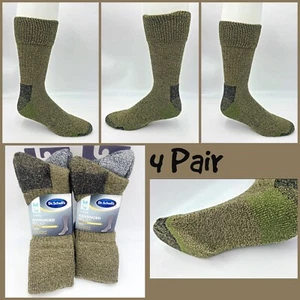 Dr Scholls Mens Advanced Relief Diabetic Non-binding 4 Pair Crew Socks Sz. 7-12 - Picture 1 of 5