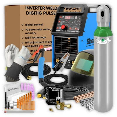 Sherman DIGIWIG PULSE AC/DC Schweißgerät IGBT 200amp 230V TIG E-Hand - set nr.4 - Bild 1 von 4