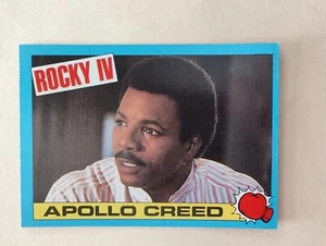 ROCKY IV: Apollo Creed 1985 TOPPS CARD #3 - Imagen 1 de 2