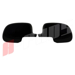 Fit CHEVY AVALANCHE CADILLAC ESCALADE 02 03 04 05 06 BLACK GLOSS MIRROR COVER - Foto 1 di 1