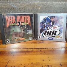 Deer Hunter 3 + NHL 2000 PC Game  CD-R  JEWEL CASE