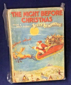 Vintage Book The Night Before Christmas from the Walt Disney Silly Symphony - Picture 1 of 10