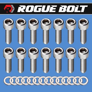 BBF VALVE COVER BOLTS STAINLESS STEEL KIT BIG BLOCK FORD 429 460 CAR / F-SERIES - Bild 1 von 1