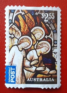 AUSTRALIA 2014 $2.55 Used Self Adhesive Christmas Mi 4223 Sc 4220 Gem 4480 - Picture 1 of 2