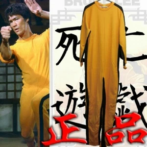 Bruce Lee Mono Amarillo Disfraz Artes Marciales Uniforme Muerte del Juego Traje de Batalla - Imagen 1 de 6