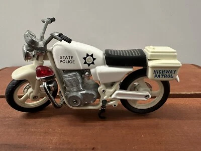 1993 Road Champs State Police Highway Patrol Die Cast Motorcycle - Image 1 of 4