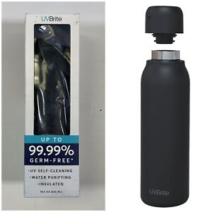 New UV Brite Self-Cleaning Water Purifying Bottle Insulated USB Powered TT-BO2